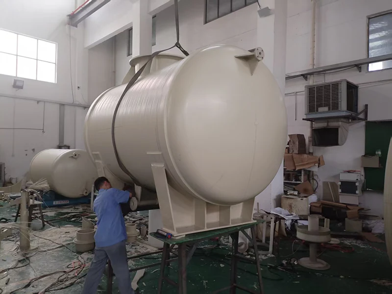 Polypropylene অনুভূমিক ধরনের স্টোরেজ ট্যাংক